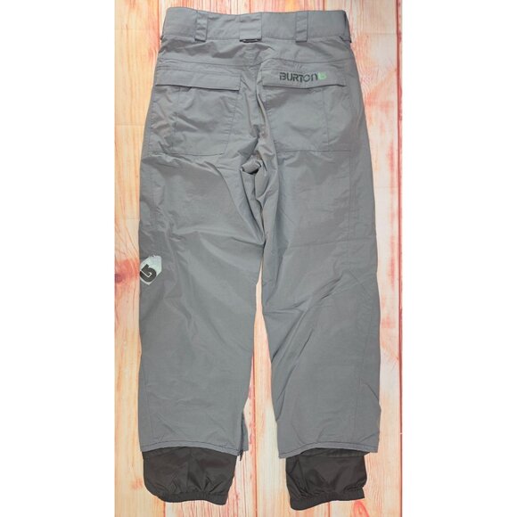 Burton Mens Gray Snow Pants Medium Waterproof Nylon - Picture 2 of 12